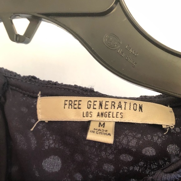 Free Generation navy women’s romper - Picture 4 of 4